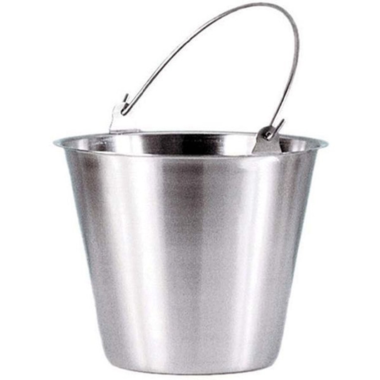 Admiral Craft Pure Stainless Steel Bucket Pail Brushed Finish 16 Quart