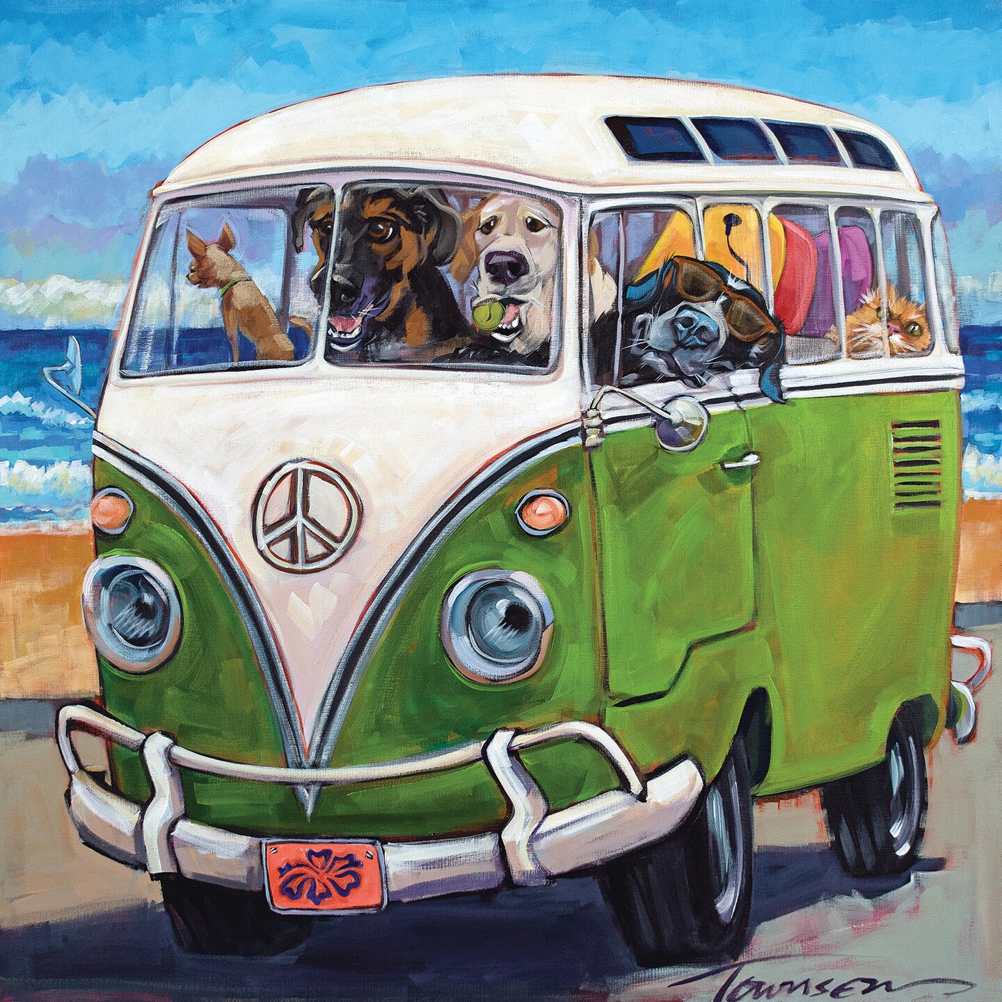 Sunsout Hang Loose 500 pc   Jigsaw Puzzle 73035