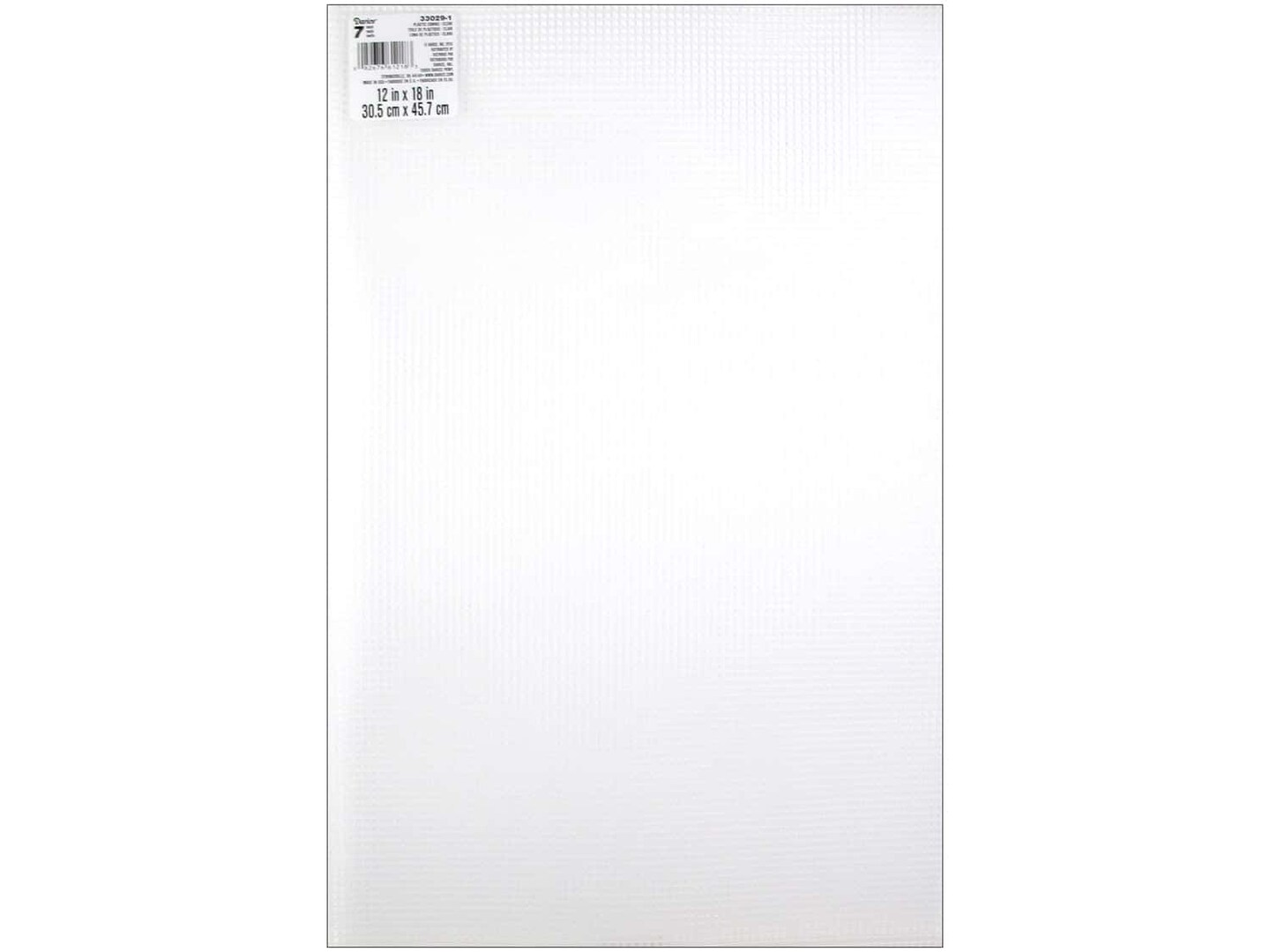 Darice Plastic Canvas #7 Mesh 12 x 18 in. Clear