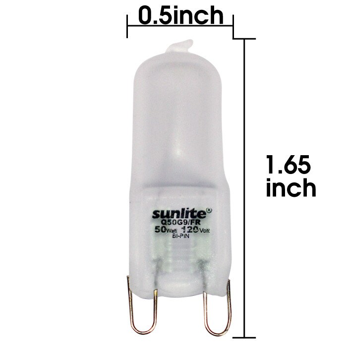 SUNLITE 50w 120v T3.5 G9 Frosted Single Ended Halogen Light Bulb Michaels