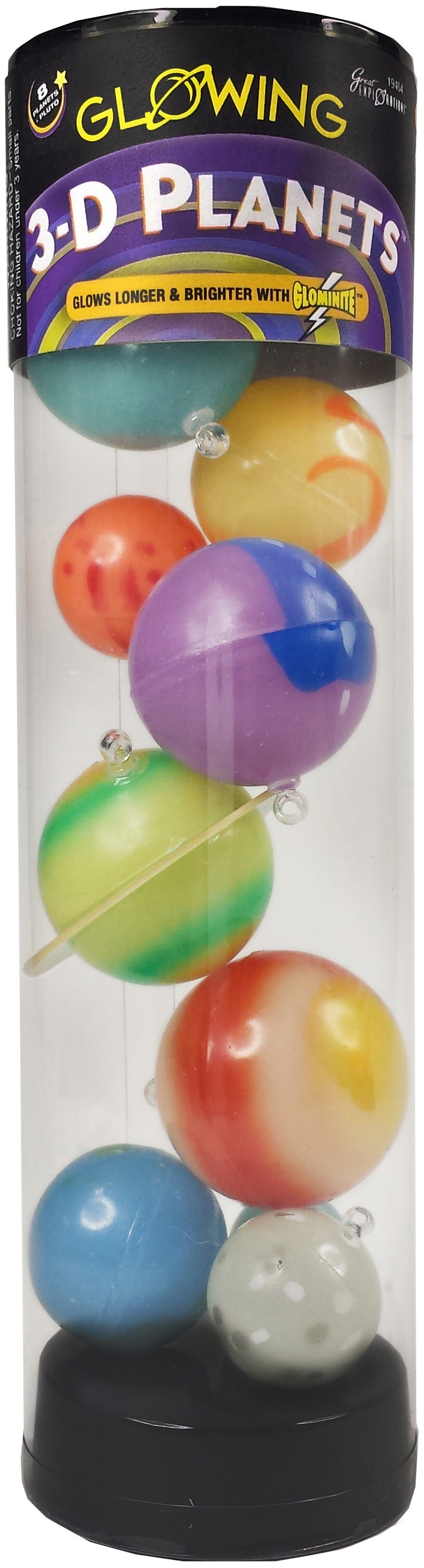 Great Explorations Glowing 3D Planets In Tube Kit