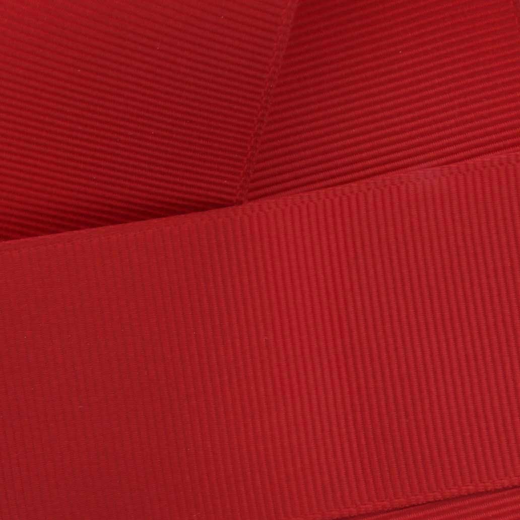 2.25&#x22; Grosgrain Ribbon Solid 250 Red 50 Yard