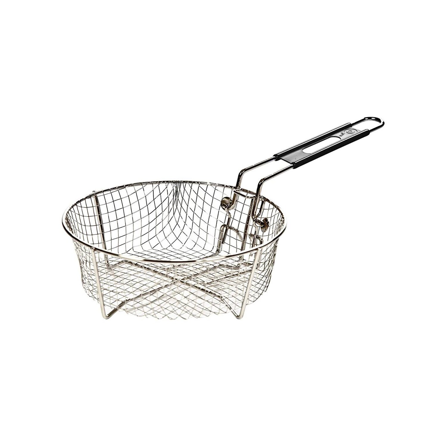 Lodge 8FB2 Fry Basket for 5 Quart Dutch Oven Folding Handle Drain Hook