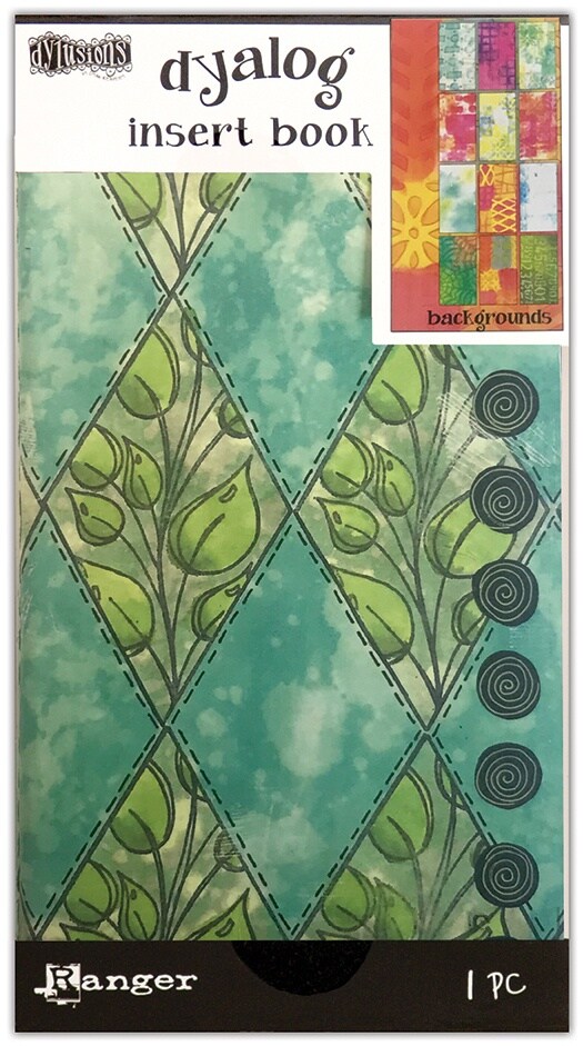 Dyan Reaveley's Dylusions Dyalog Insert Book 4.375"X8.25"-Backgrounds #3