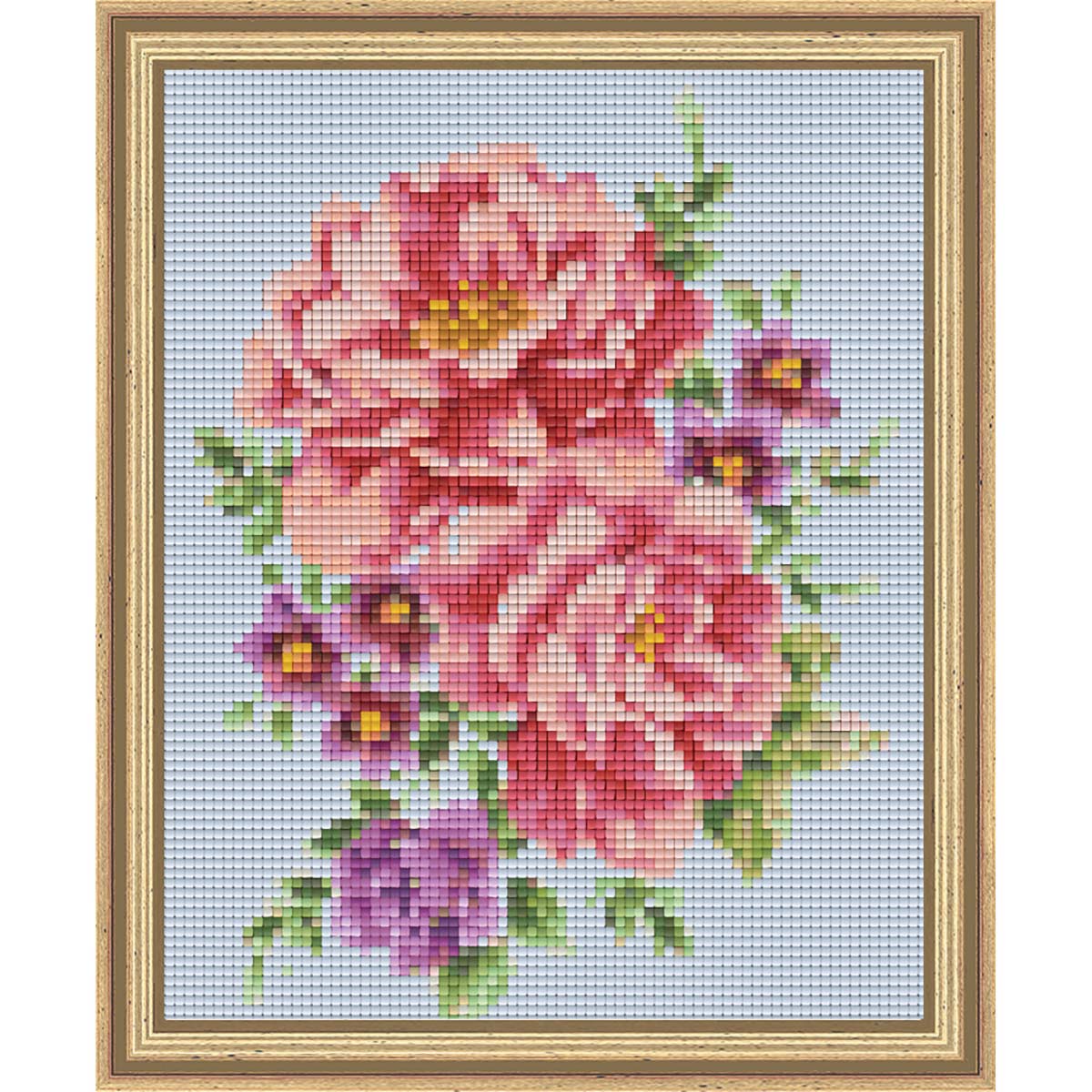 PixelHobby Watercolor Flower Kit &#x26; Frame Mosaic Art Kit