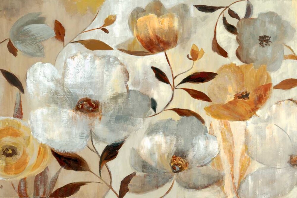 Golden Flower Poster Print by Nan - Item # VARPDX13857