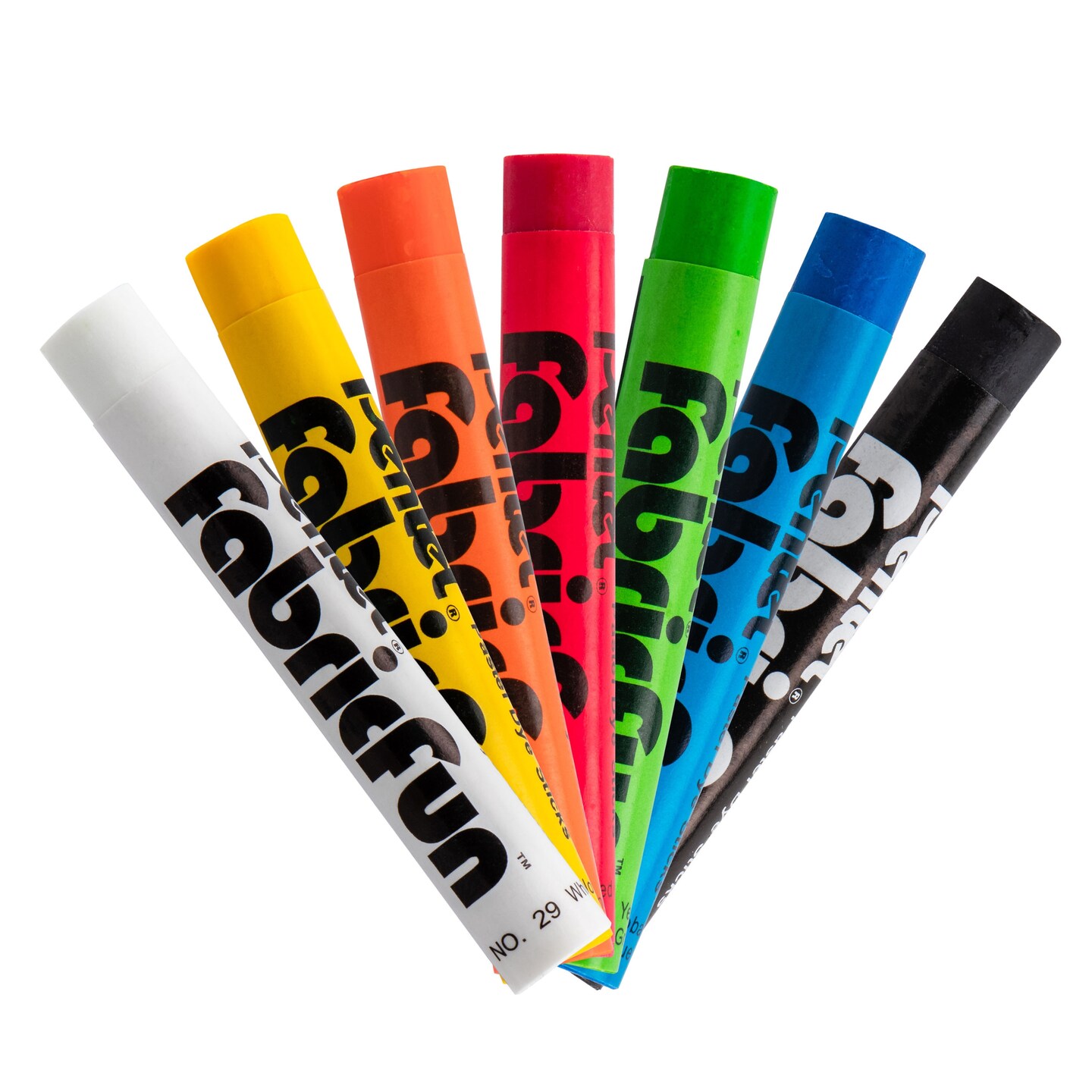 Pentel Arts Fabric Fun Pastel Dye Sticks 7/Pkg-Assorted Colors