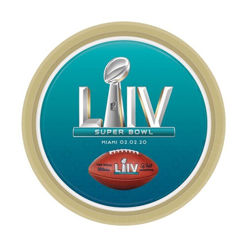 Super Bowl LIV 7 Plate