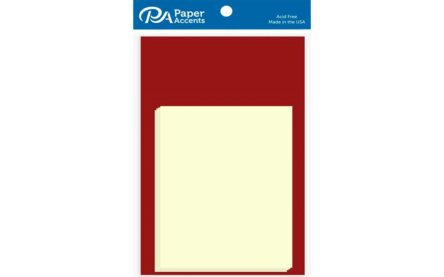Card &#x26; Env 4.25x5.5 10pc Dark Red/Cream