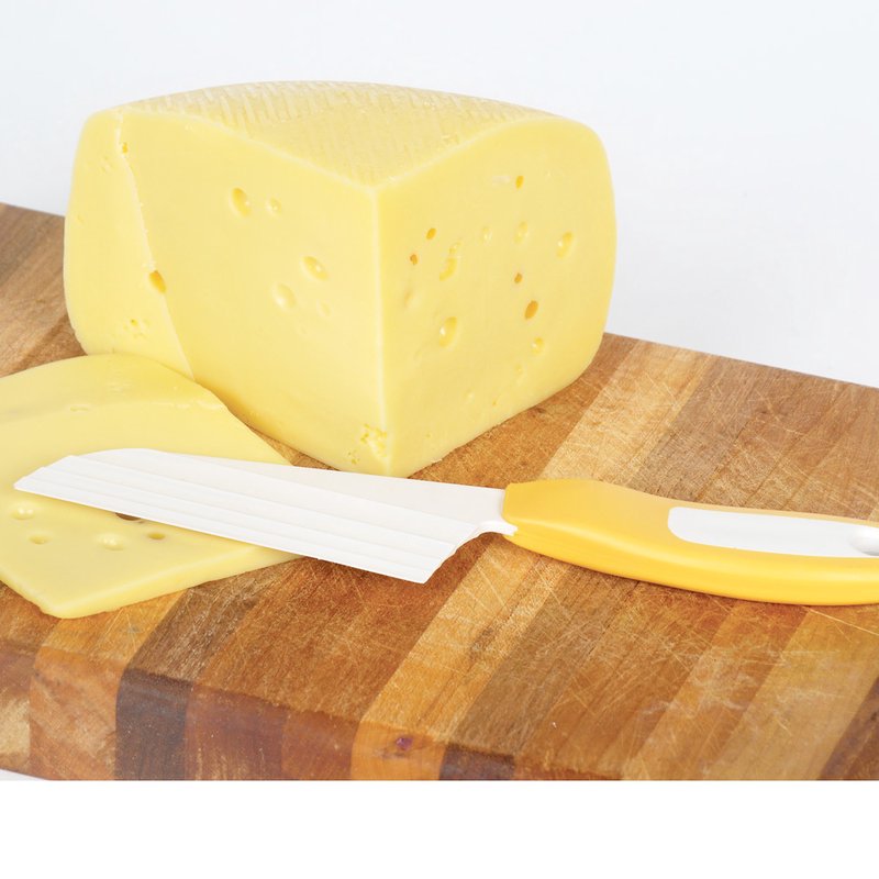 The Cheeseknife Soft Cheese Knife, Resin Blade with Comfort Grip, 8&#x22; Long