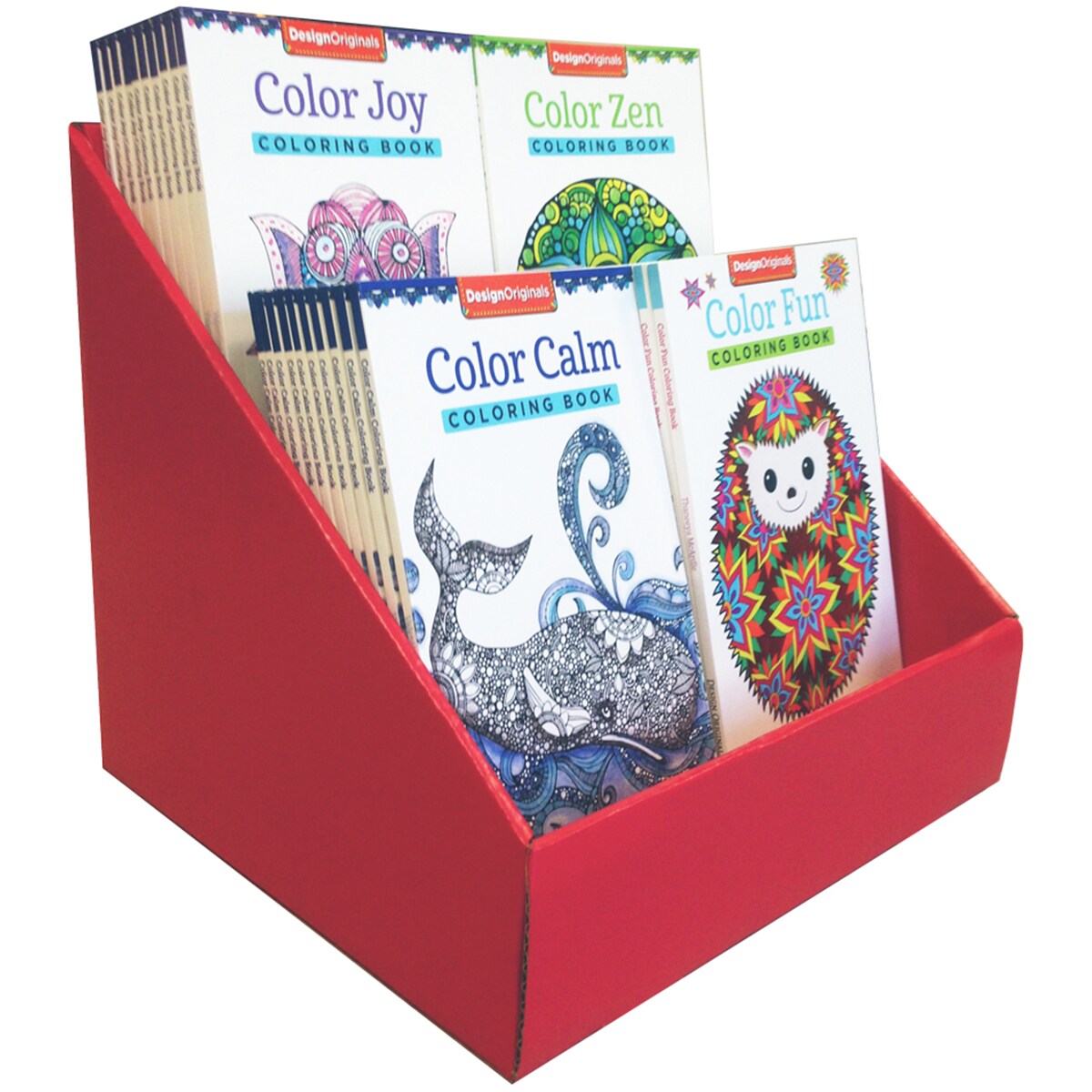 Design Originals 4-Pocket Coloring Book Counter Display | Michaels