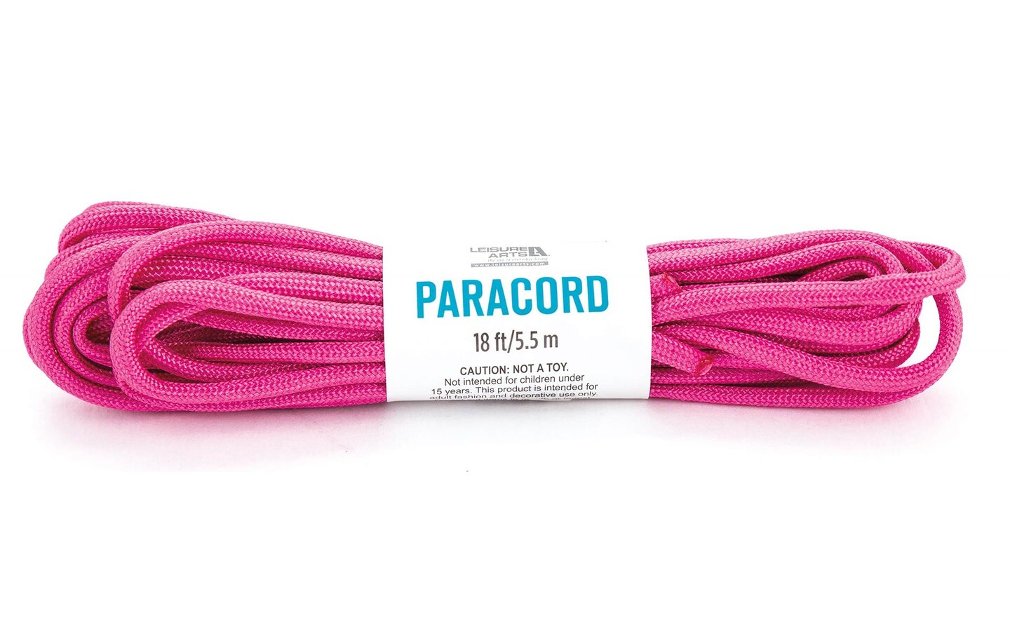 MicroCord Paracord Nylon Cord 2 mm Thick 15 m Long Hot Pink