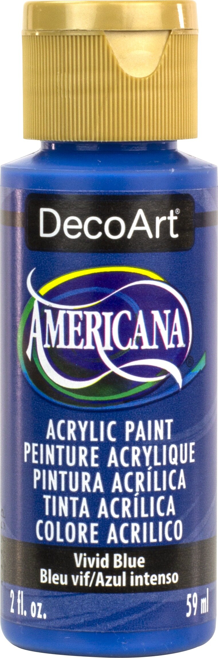 DecoArt Americana Acrylic Paint - 2-ounce - Vivid Blue