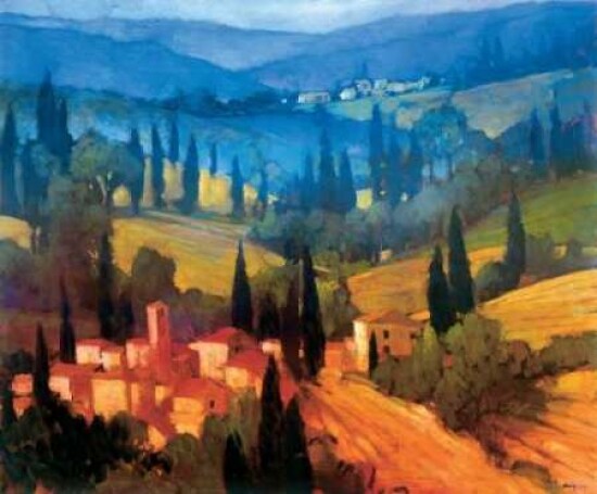 Tuscan Valley View Poster Print by Philip Craig - Item # VARPDX2309
