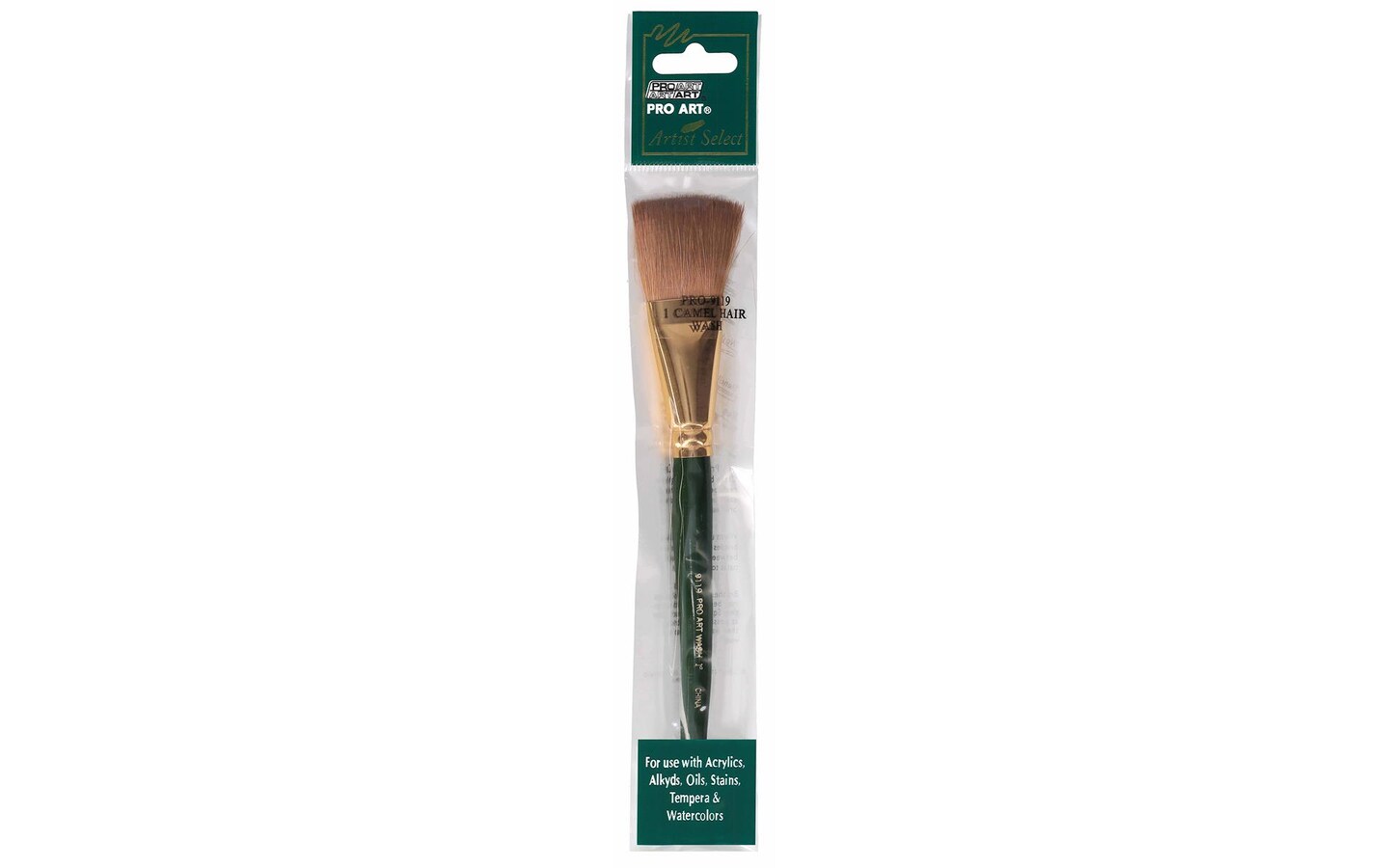 Pro Art Brush Camel Hair Wash 1", Paint Brushes, Acrylic Paint Brush