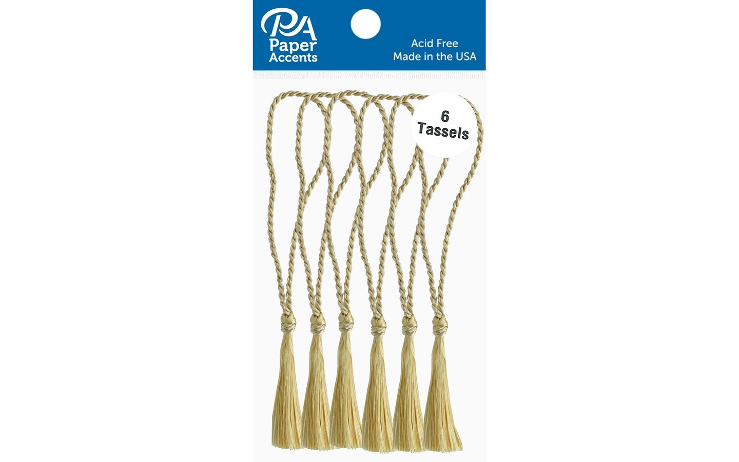 Metallic Gold Cord with Tassels