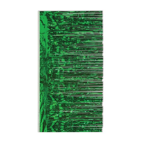 Packaged 1-Ply Green Metallic Table Skirting