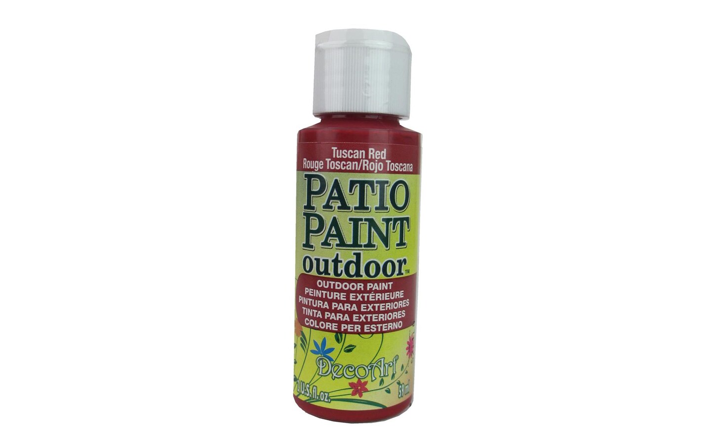 Decoart Patio Paint 2oz Tuscan Red