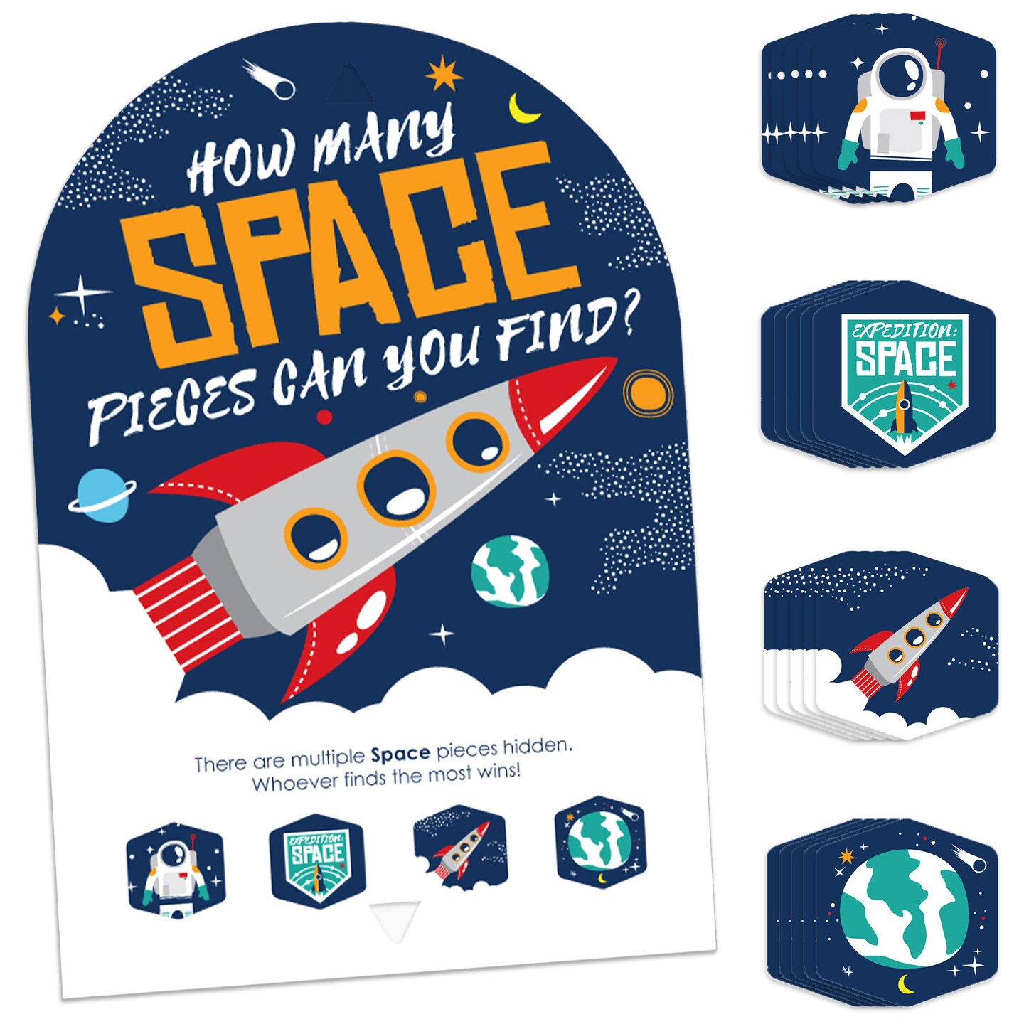 Big Dot of Happiness Blast Off to Outer Space - Rocket Ship Baby Shower ...