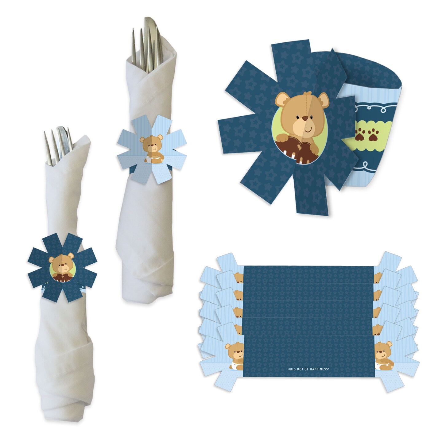 Baby shower discount paper napkins