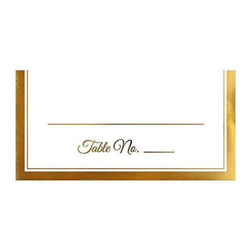 Place Card Gold Trim Michaels