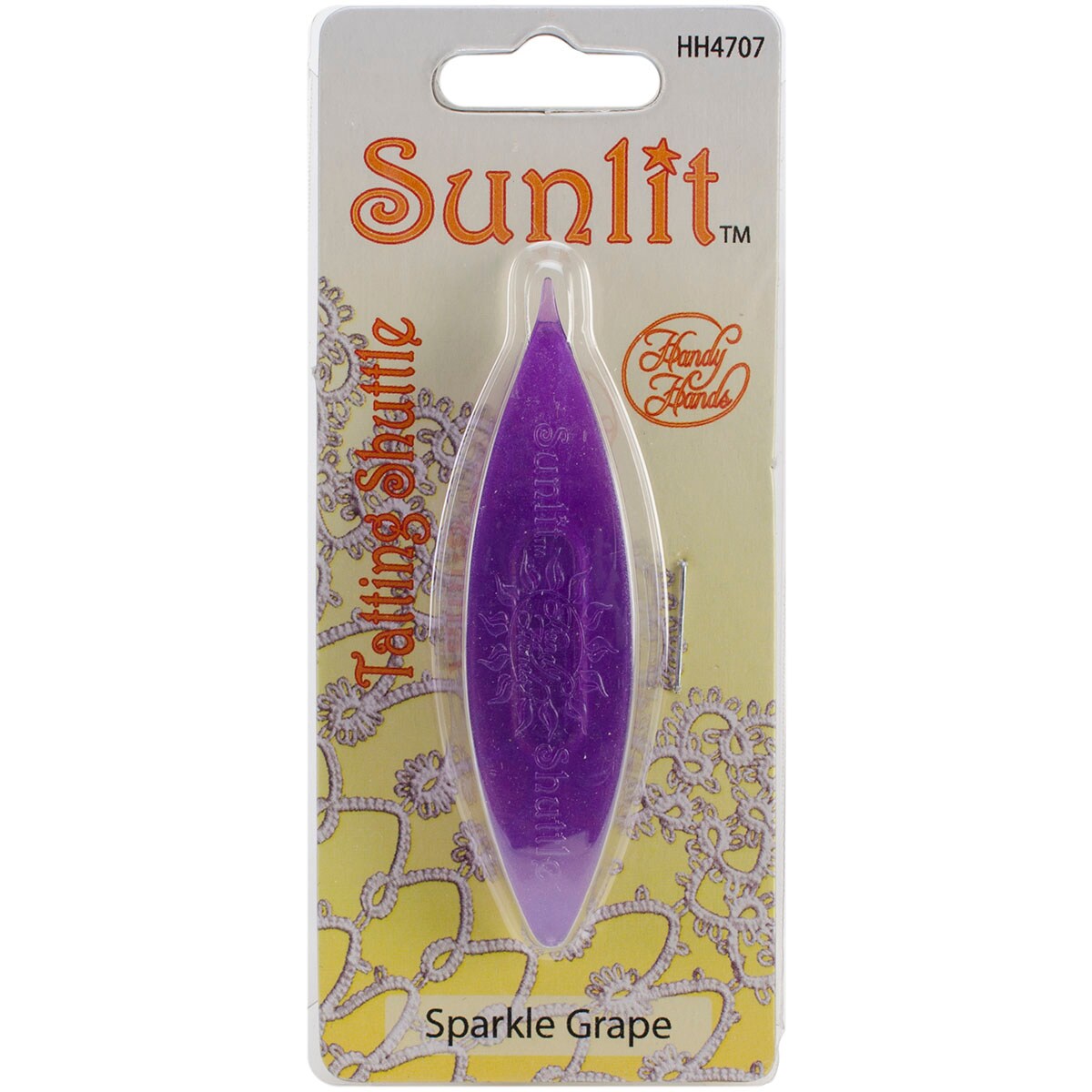 Handy Hands Sunlit Tatting Shuttle W/Pick