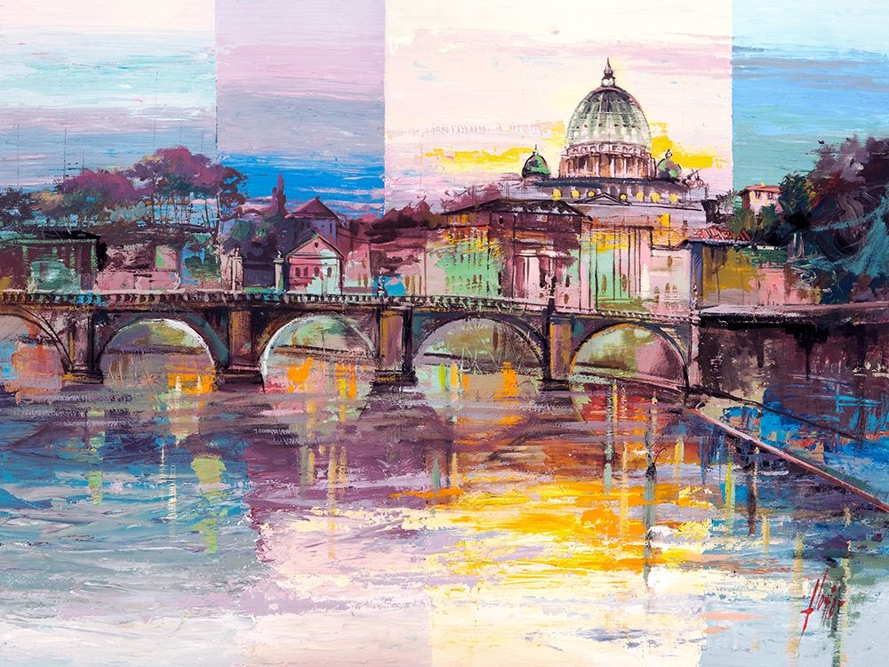 Roma di sera Poster Print by Florio Luigi - Item # VARPDX3LR4406