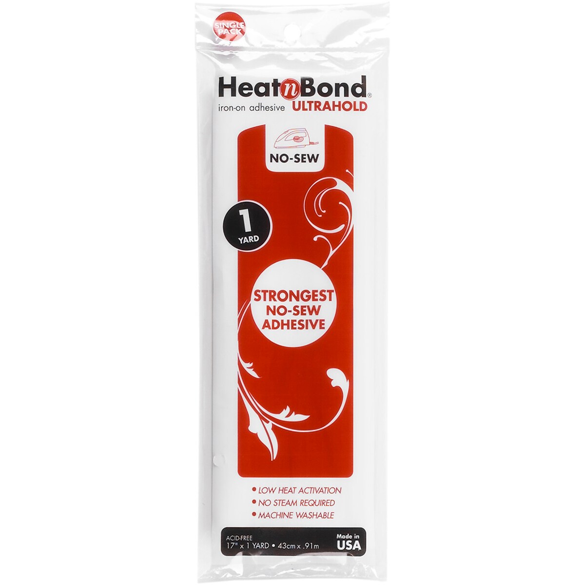 HeatnBond Ultrahold Iron-On Adhesive-17&#x22;X36&#x22;