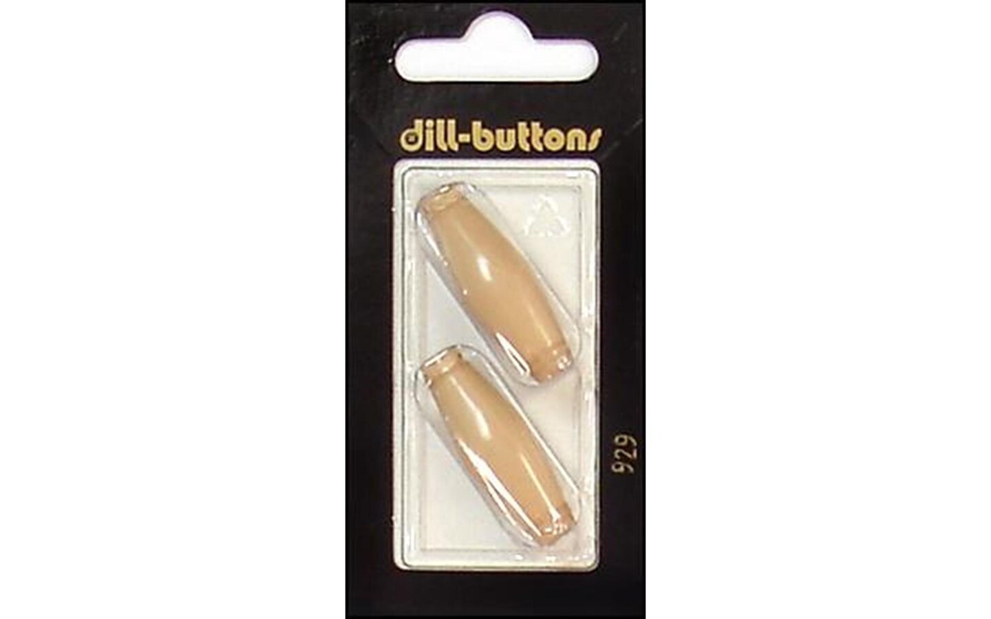 Dill Buttons 32Mm 2Pc Shank Beige