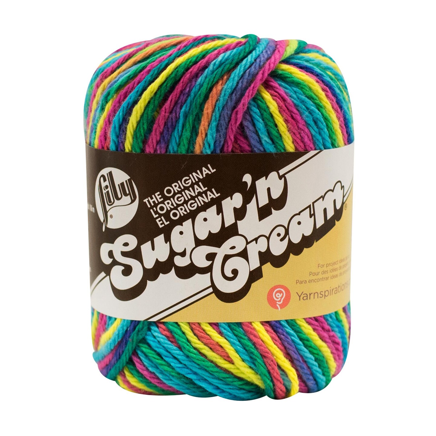 Lily Sugar'n Cream Yarn - Psychedelic