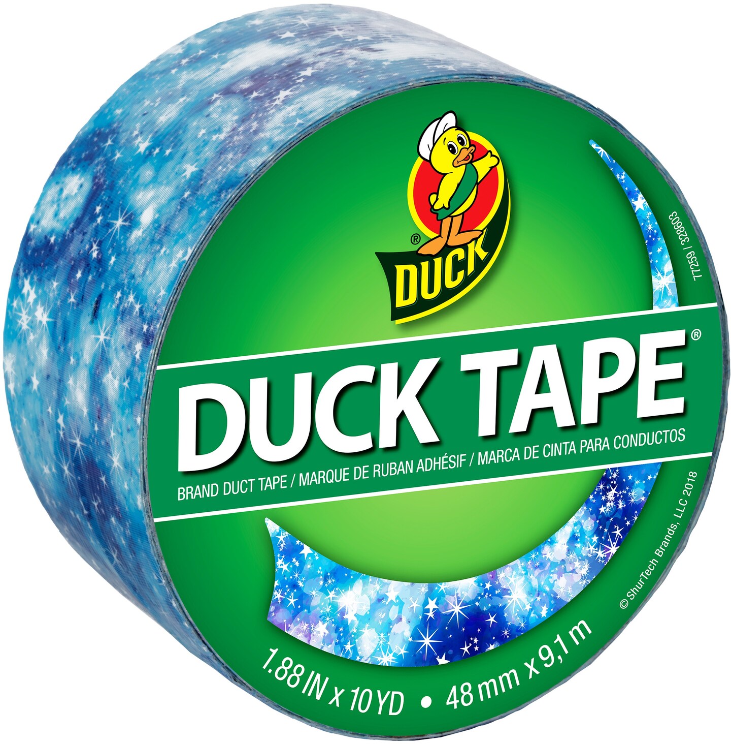 Duck Starry Galaxy Duck Tape-1.88&#x22;X10yd