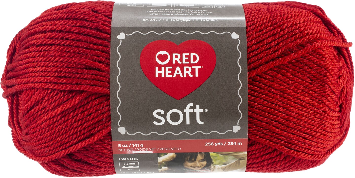 Multipack Of 6 Red Heart Soft Yarn Really Red Michaels