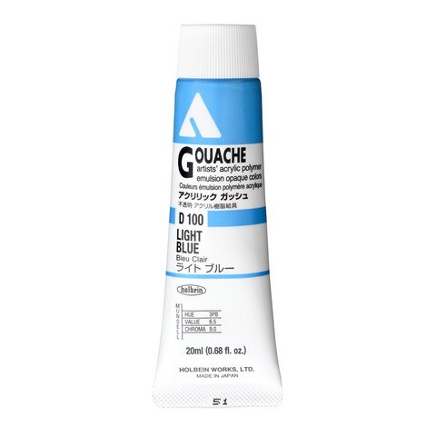 ACRYLA GOUACHE 20ML LIGHT BLUE