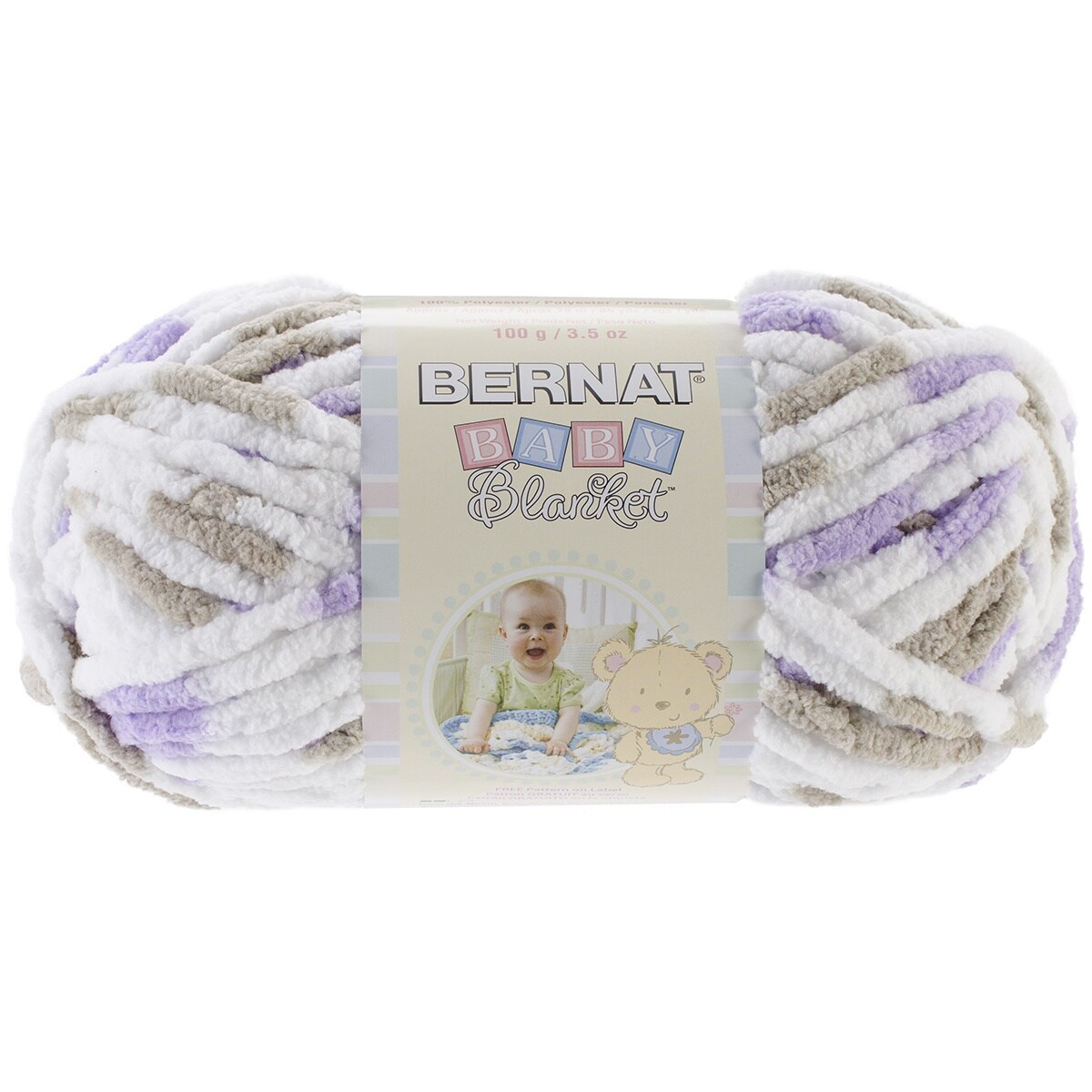 Bernat Baby Blanket Yarn - Lilac