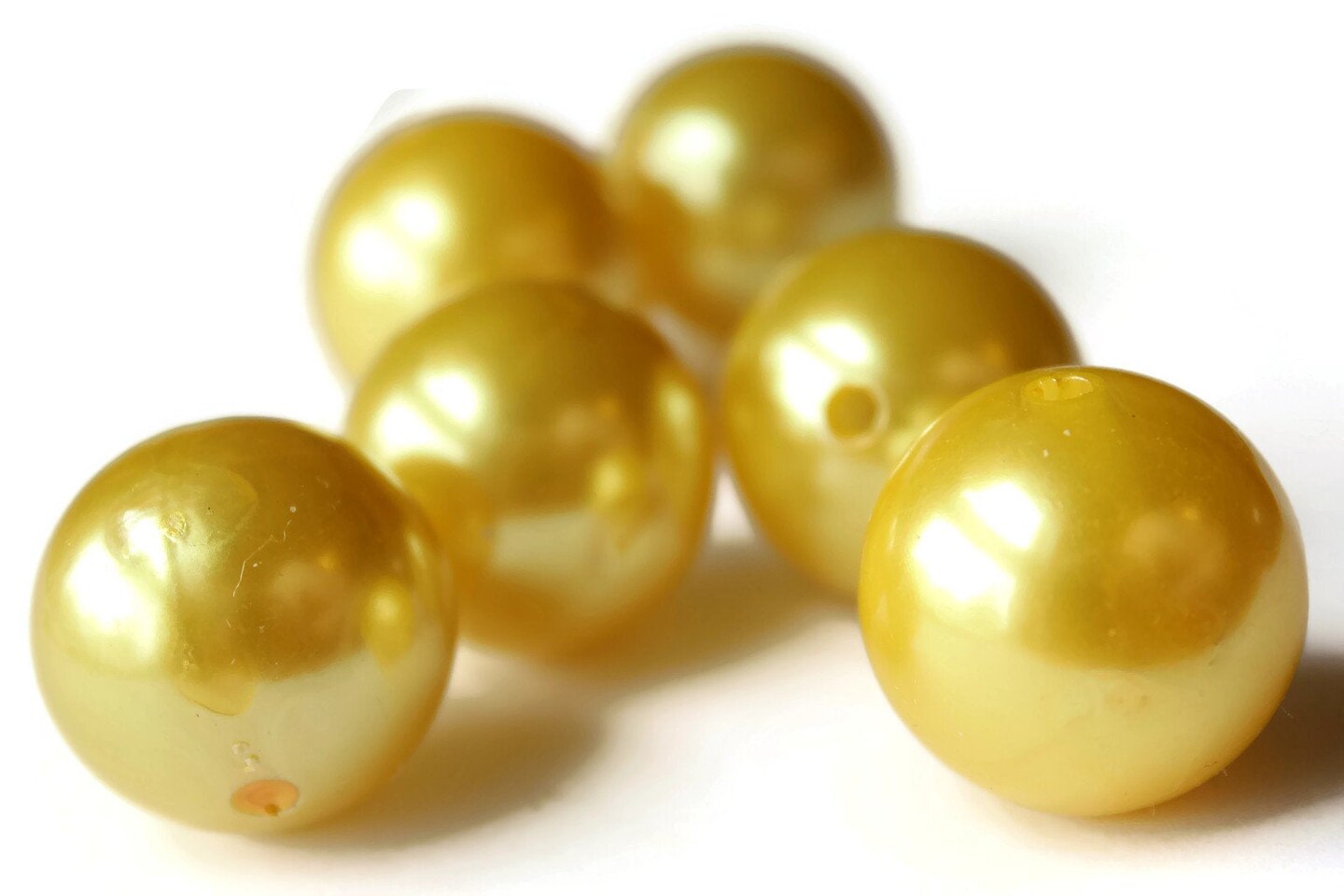 100 4mm Yellow Glass Faux Pearl Beads by Smileyboy | Michaels