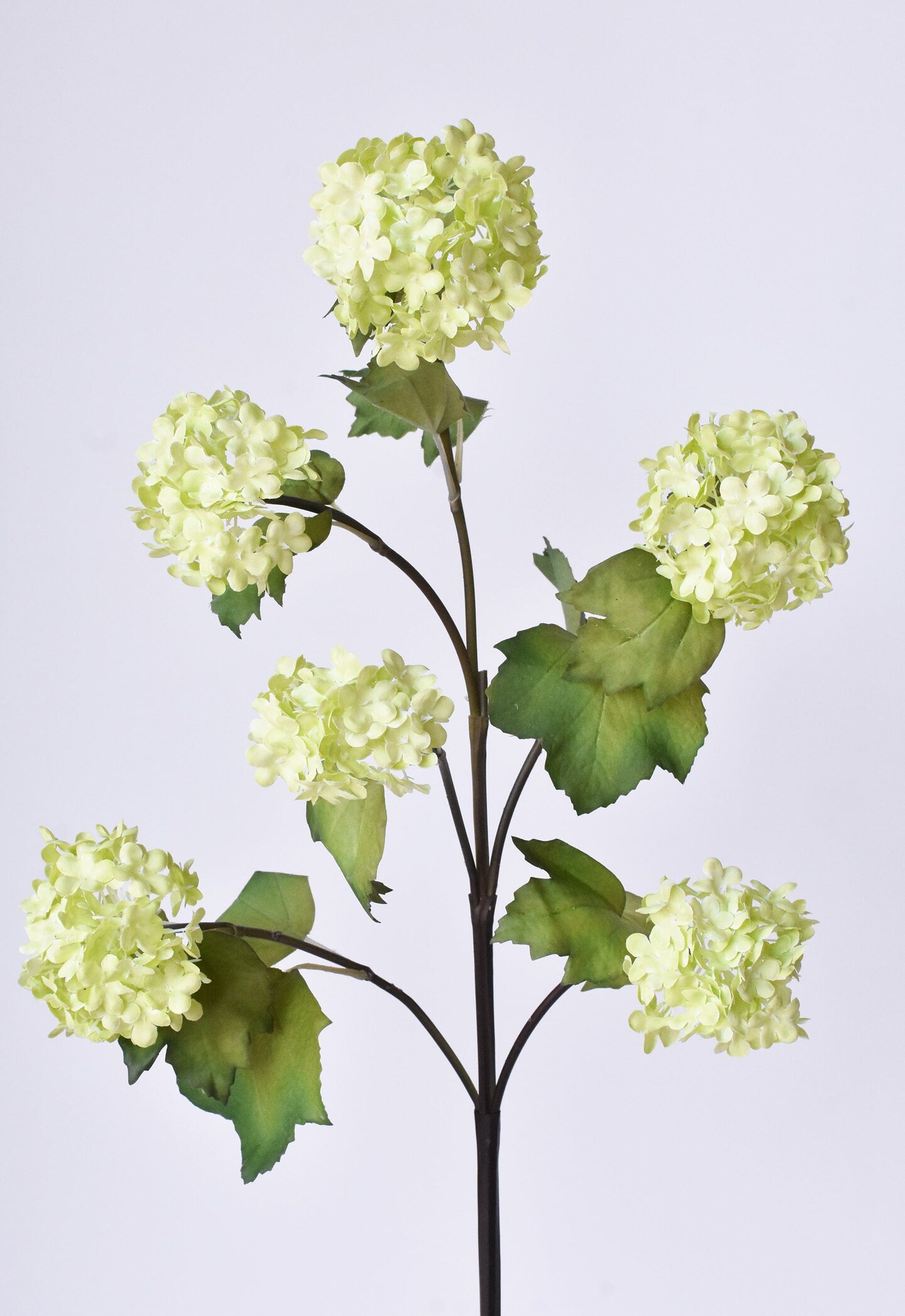 30&#x22; Faux Green Snowball Hydrangea Stem