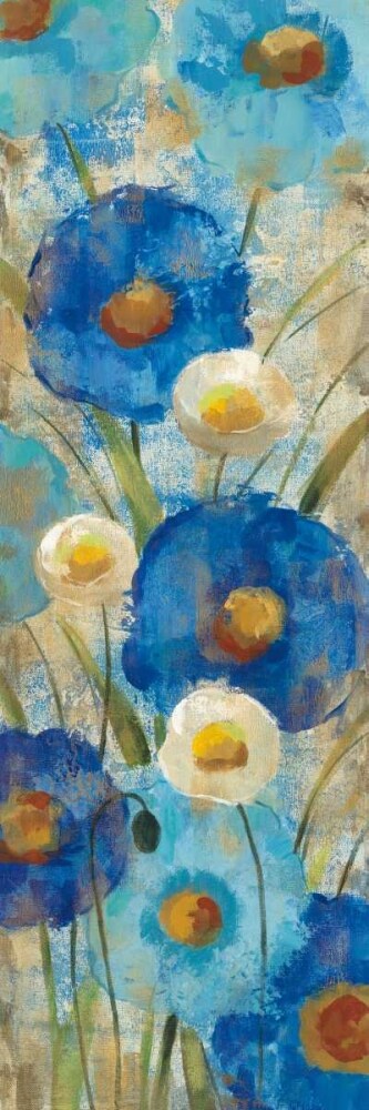 Sunkissed Blue and White Flowers II Poster Print by Silvia Vassileva - Item # VARPDX13353