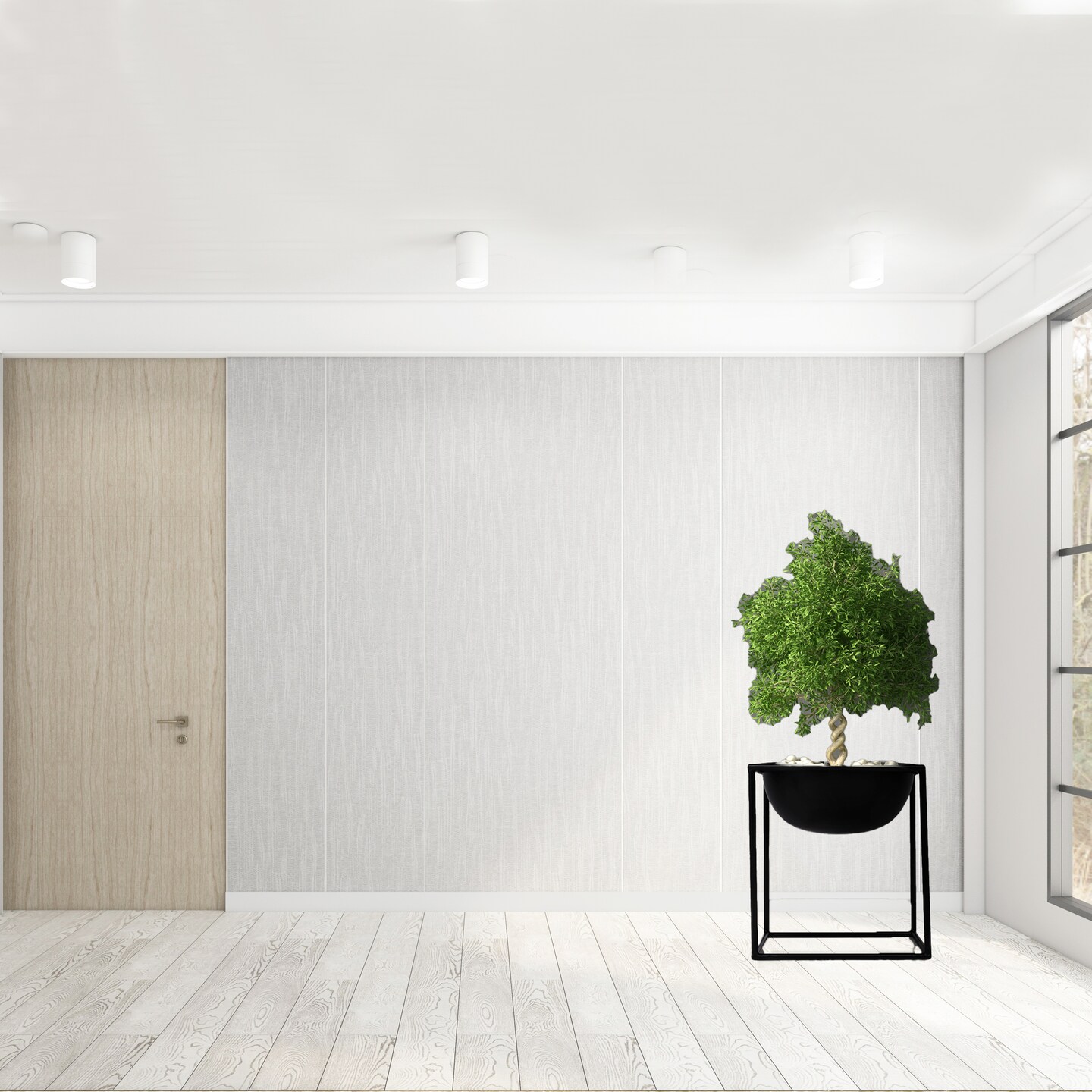 Tall Metal Floor Flower Planter Holder with Stand, Modern Decorative Floor Flower Holder, Perfect for Your Entryway, Living Room, or Dining Room Decor