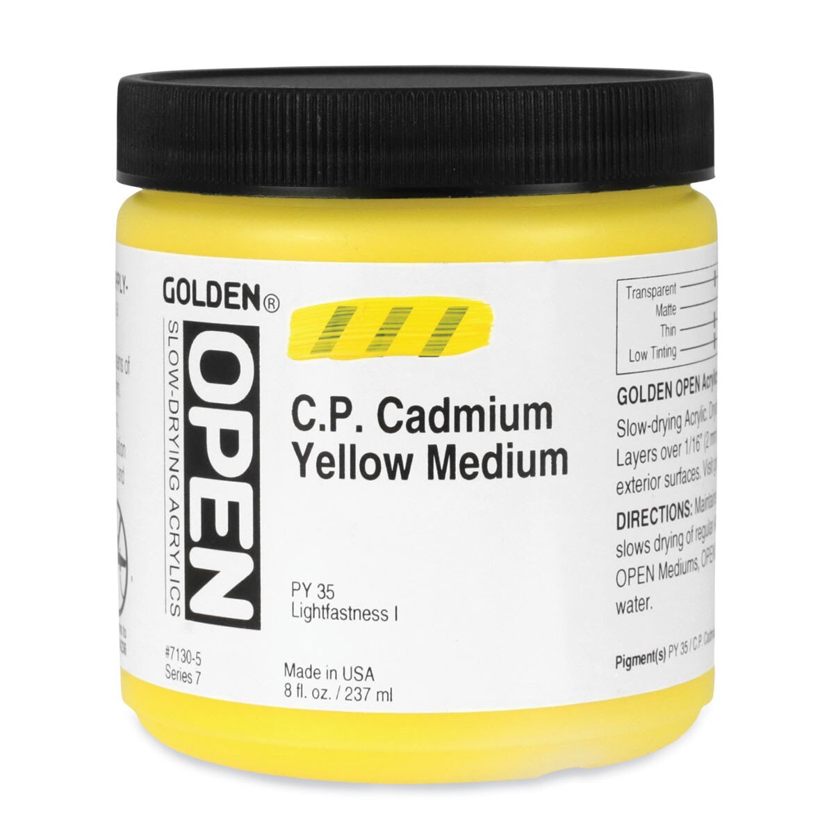 Golden Open Acrylic Medium (Matte) 8 oz