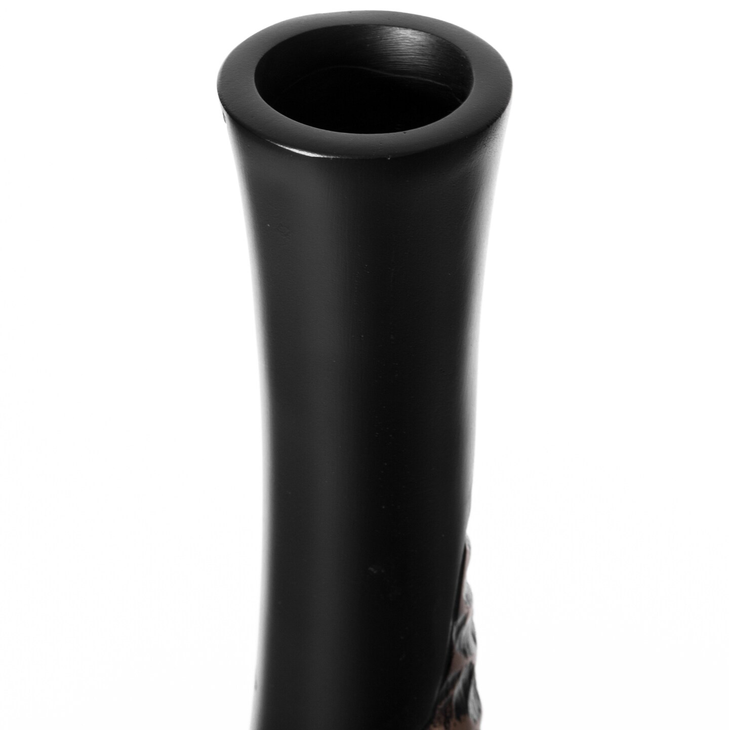 Bottle Shape Decorative Floor Vase, Brown with Cobbled Stone Pattern - Modern Home Decor, Elegant Tall, Ceramic Accent Piece, Living Room Statement, Unique Accents, Home Accessories, Floor Decor