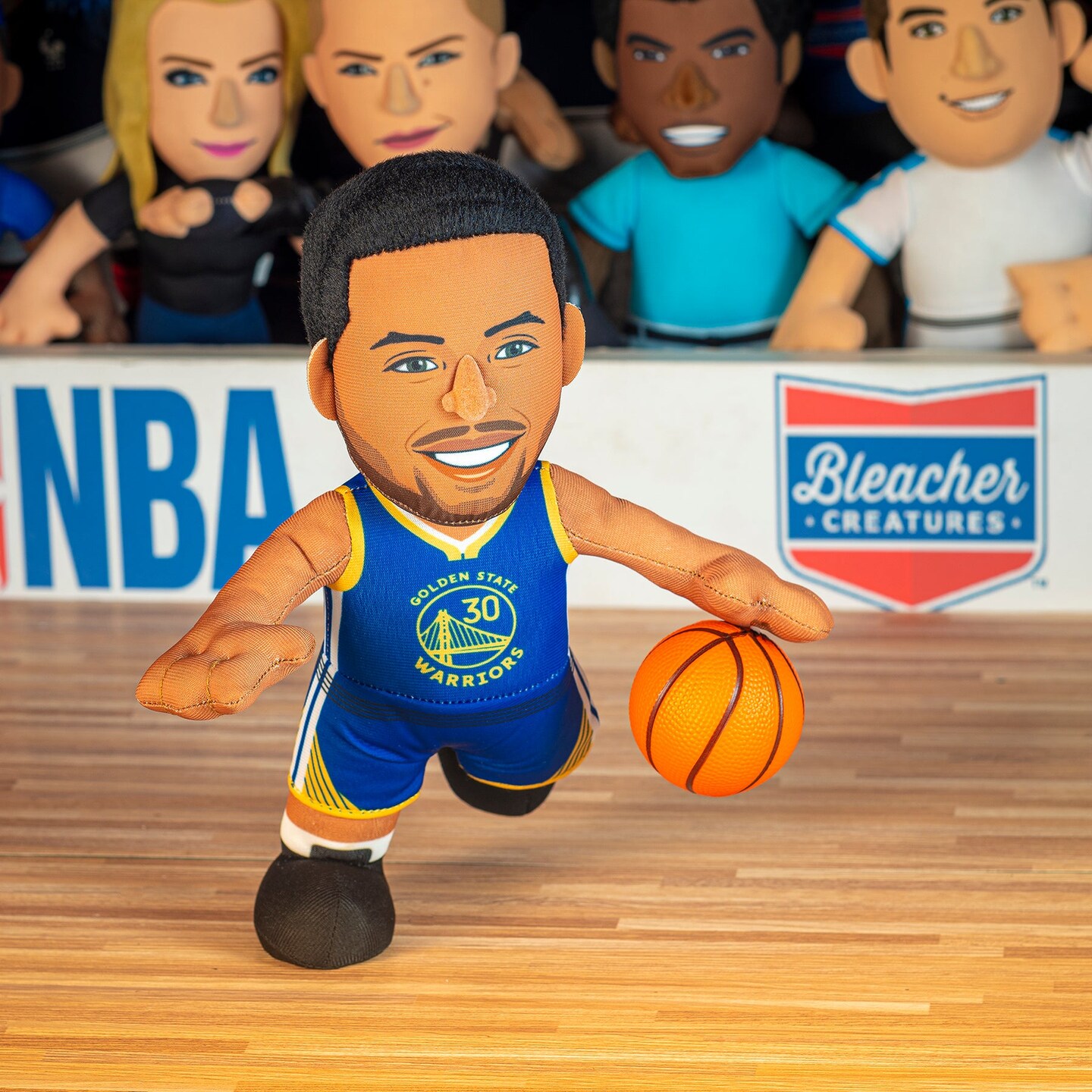 Bleacher Creatures Golden State Warriors Steph Curry 10" Plush Figure