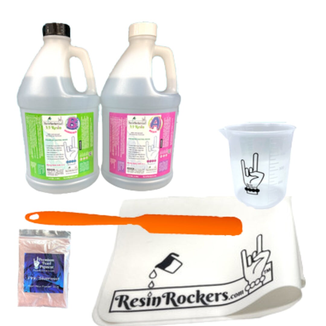 Resin Rockers 11 Gallon Epoxy Resin Bundle Starter Kit with Tools