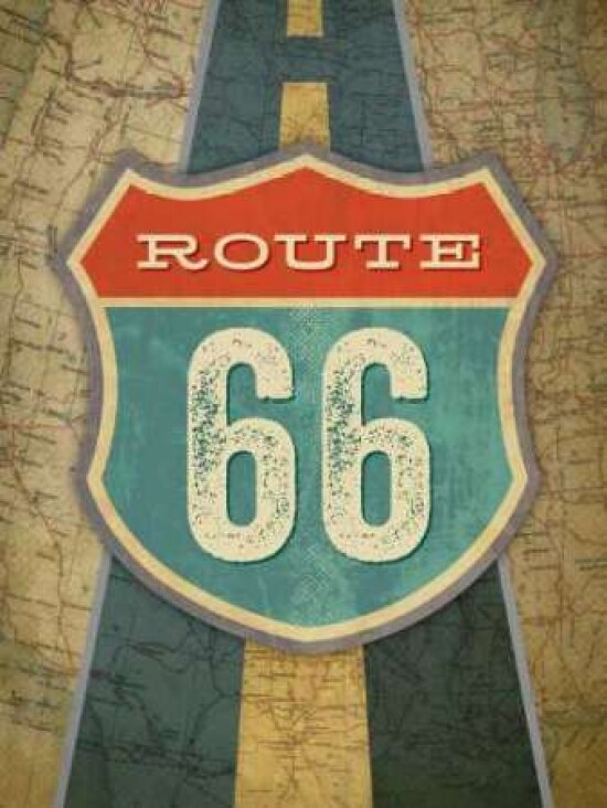 Route 66 Poster Print by Renee Pulve - Item # VARPDXP806D