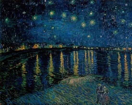 Starlight Over the Rhone Poster Print by Vincent Van Gogh - Item # VARPDX281306