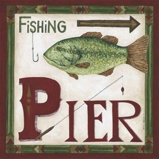 Fishing Pier Poster Print by Cindy Shamp - Item # VARPDXCS2224