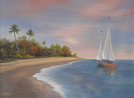 Tropical Beach I Poster Print by Vivien Rhyan - Item # VARPDX6309