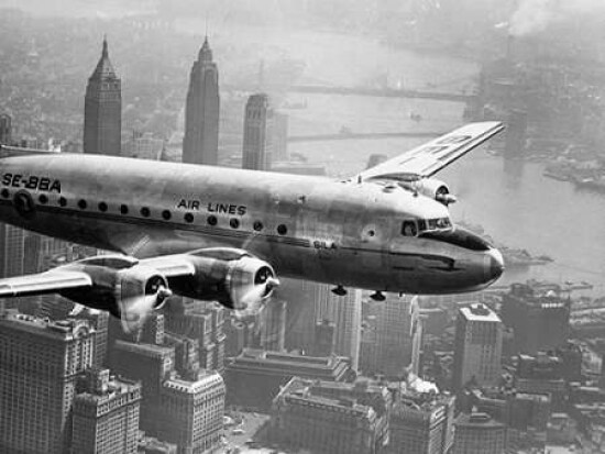Aircraft Flying over City 1946 Poster Print by  Anonymous - Item # VARPDX3AP640