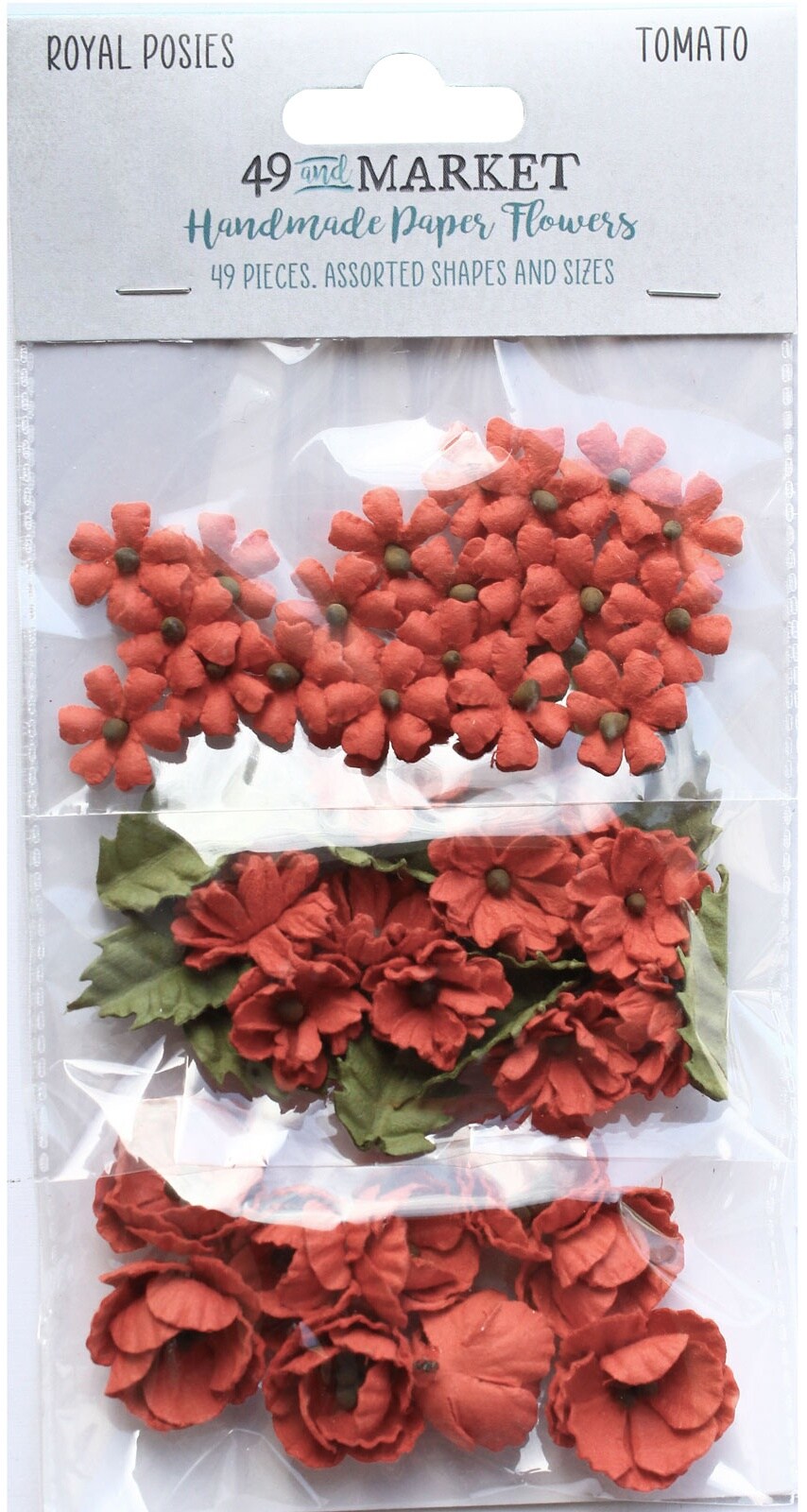 49 And Market Royal Posies Paper Flowers 49/Pkg