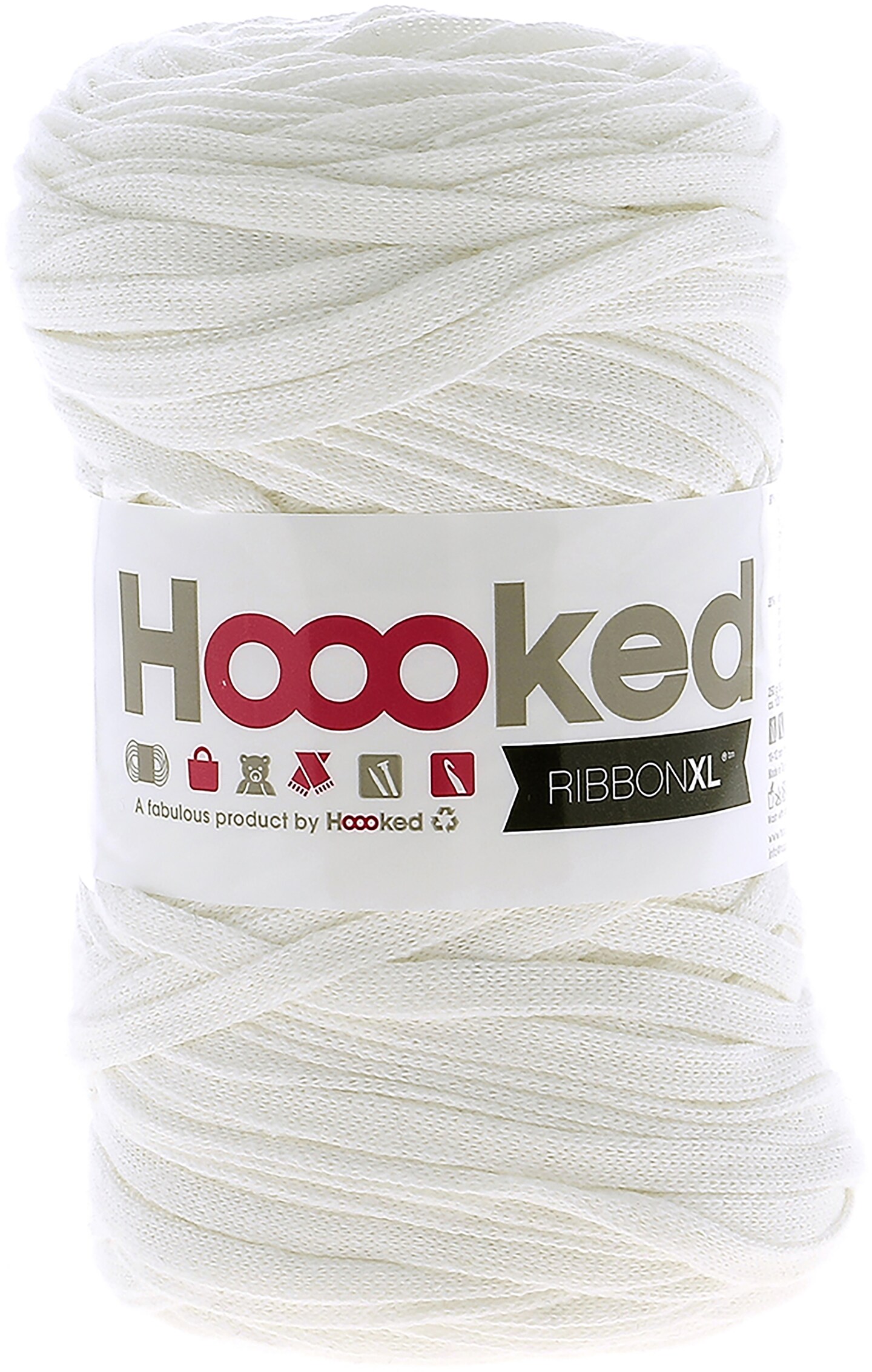 Hoooked ribbon xl yarn pearl white michaels