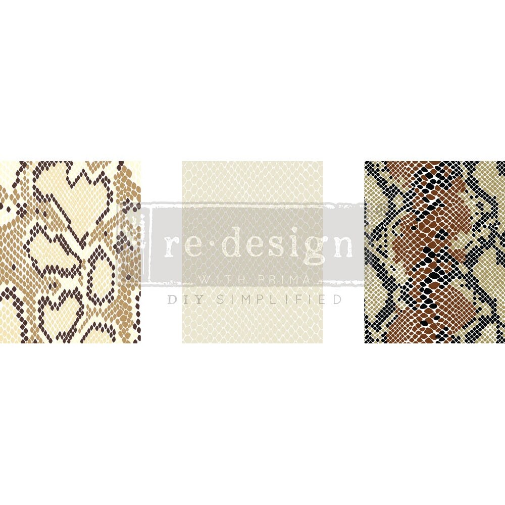 Prima Marketing Re-Design Decor Transfers 8.5&#x22;X11&#x22; 3/Sheets-Middy- Wild Textures